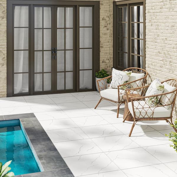 MSI Miraggio Gray 2 cm. x 24 in. x 24 in. Porcelain Paver Tile (8 Sq. Ft./Case)