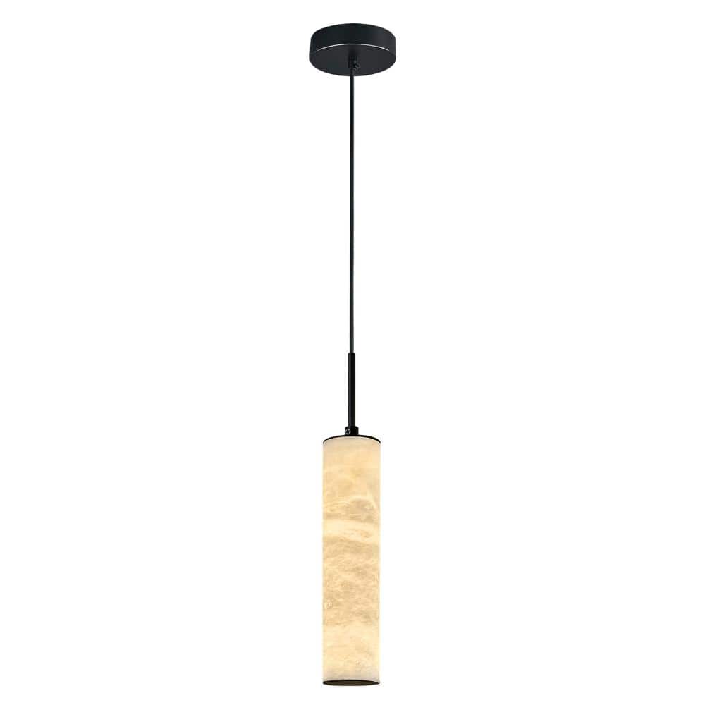 7w Black Natural Alabaster LED Pendant Lights for Kitchen Island Bedroom Dining Living Room,1 Pack price history on PriceWatchPro