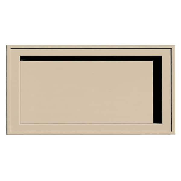 Builders Edge 7.5 in. x 14.25 in. # 011 Sandalwood Recessed Jumbo ...