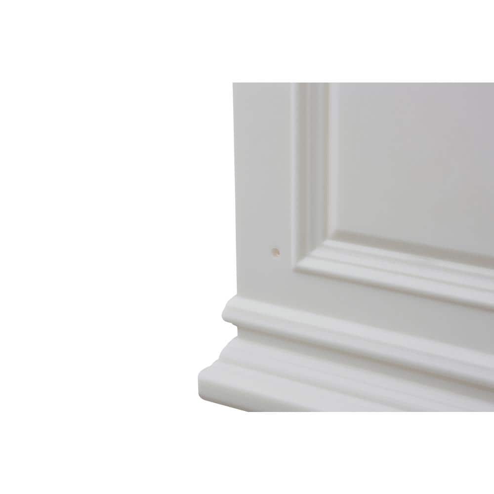 White Large Rectangular Self-Watering Outdoor Planter Box