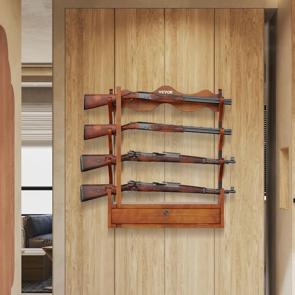 Magnetic Gun Rack For Safe Storage - Foam Rifle & Shotgun - View #14