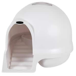 Booda Dome Pearl White Cleanstep Litter Box