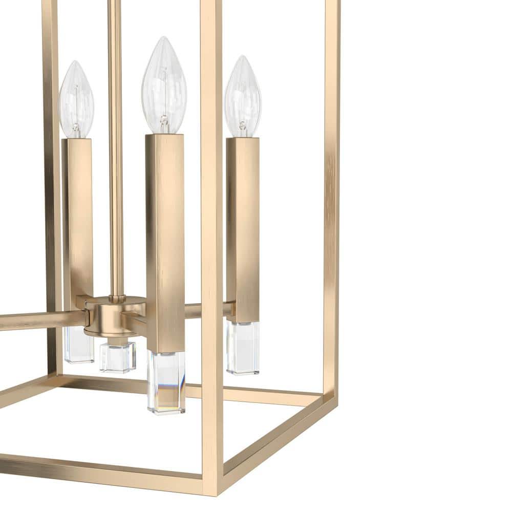 Alturas Gold Crystal LED 13" Modern Pendant Light