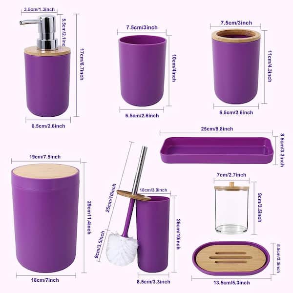 https://images.thdstatic.com/productImages/10998159-536b-4d63-be6f-1d60c764eb71/svn/dark-purple-bathroom-accessory-sets-b0bx8vbxx1-fa_600.jpg