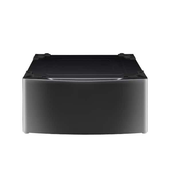 LG 27 in. Laundry Pedestal with Storage Drawers for Washers and Dryers in Black Stainless Steel