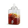 Style Setter Willow Bay 1.5 Gal., Clear, Ribbed Pattern, Cold Beverage  Glass Dispenser, with Leak Proof Acrylic Spigot 410410-RB - The Home Depot