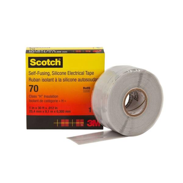 Scotch 1 in. x 30 ft. Self-Fusing Silicone Rubber Electrical Tape (Case of 24)