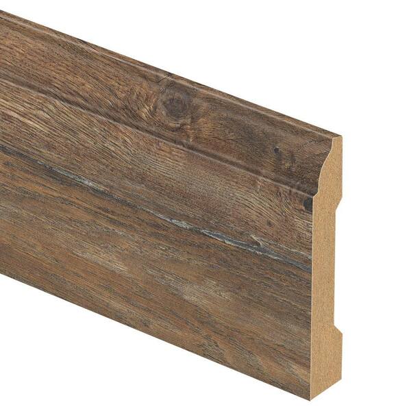 Zamma Yorkhill Oak 9/16 in. Thick x 3-1/4 in. Wide x 94 in. Length Laminate Wall Base Molding