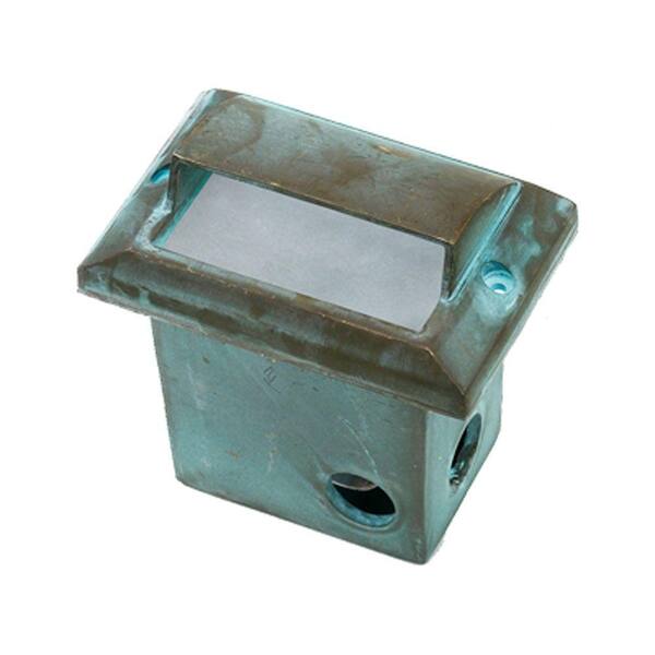 Best Quality Lighting 1-Light Verde Green Die Cast Brass Short Step Light