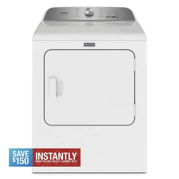 7.0 cu. ft. Vented Pet Pro Electric Dryer in White