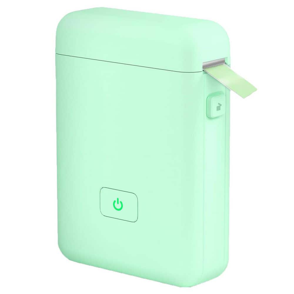 Portable Bluetooth Label Maker Machine with Tape Green Multiple Templates High Quality Printing Mini Size price history on PriceWatchPro