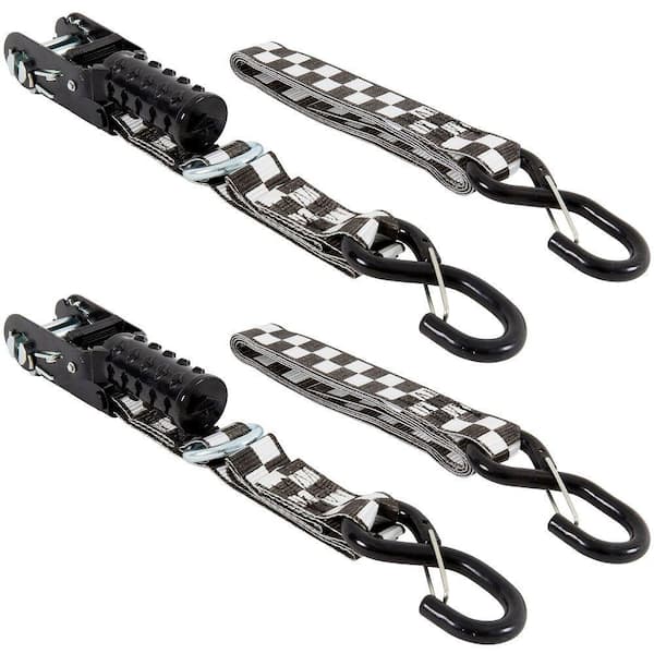 Keeper Power Sports Ratchet 8ft. x 1.25 in 800 lbs. (2-Pack)