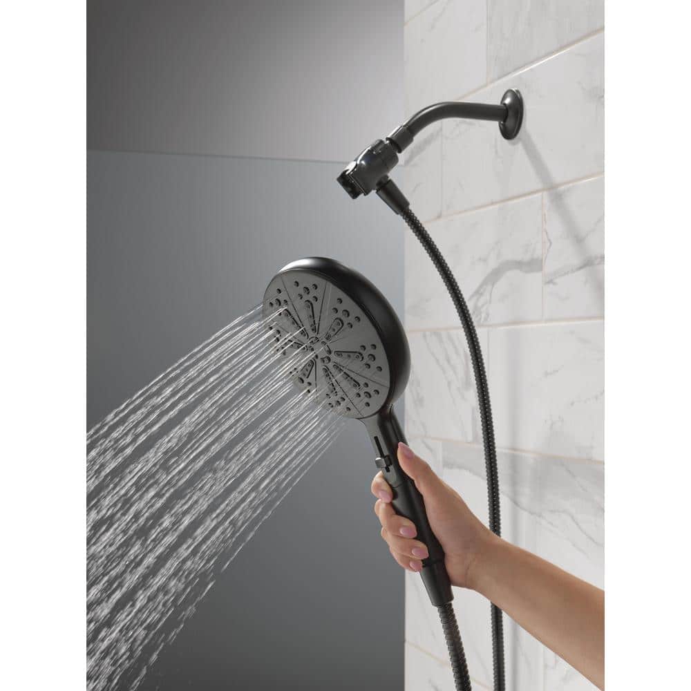 Matte Black Multi-Head Wall Mounted Shower System