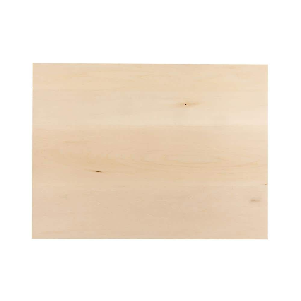 Walnut Hollow 3/4 in. x 12 in. x 16 in. x Edge-Glued Basswood Hardwood Board