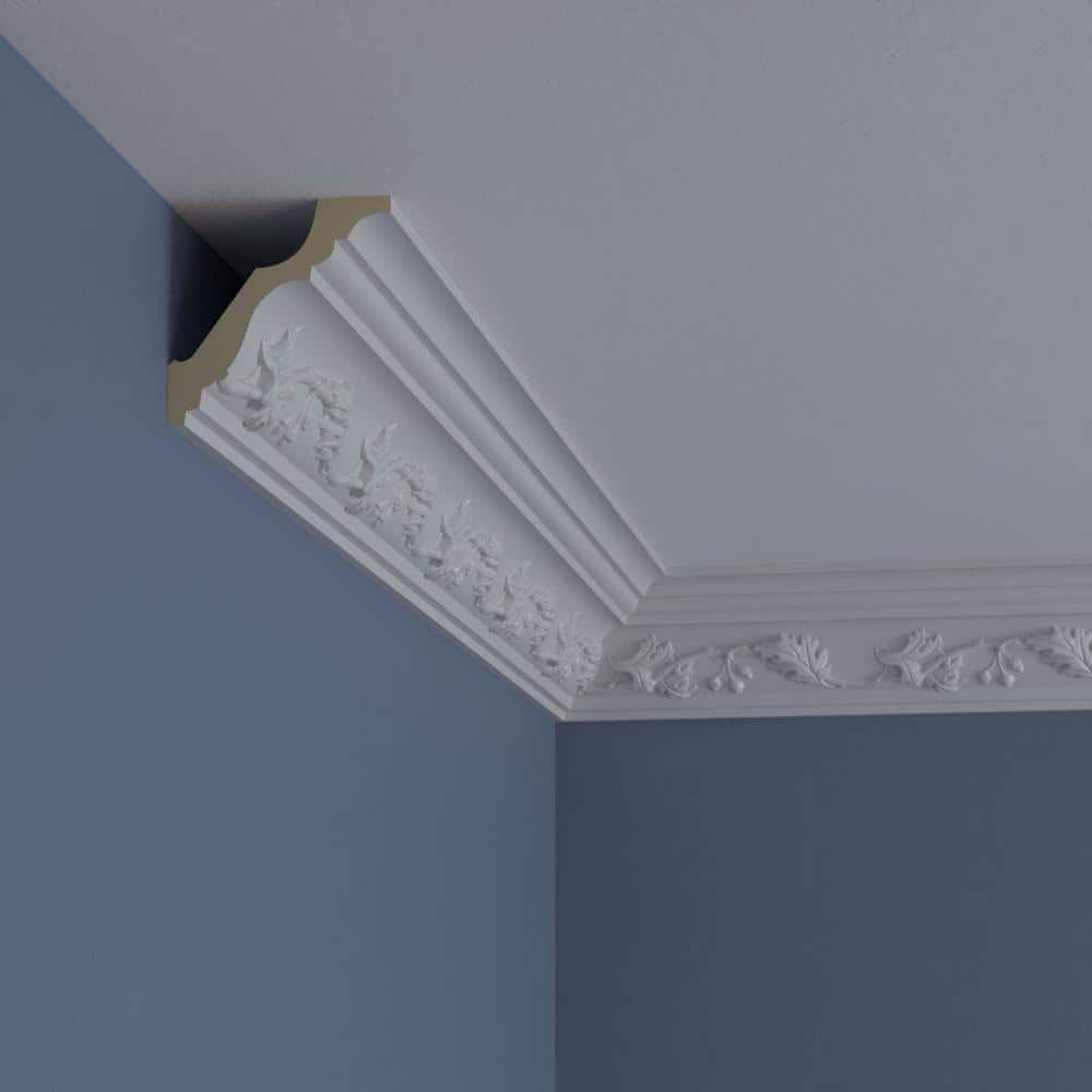 Southampton 94.5" White Polyurethane Crown Moulding
