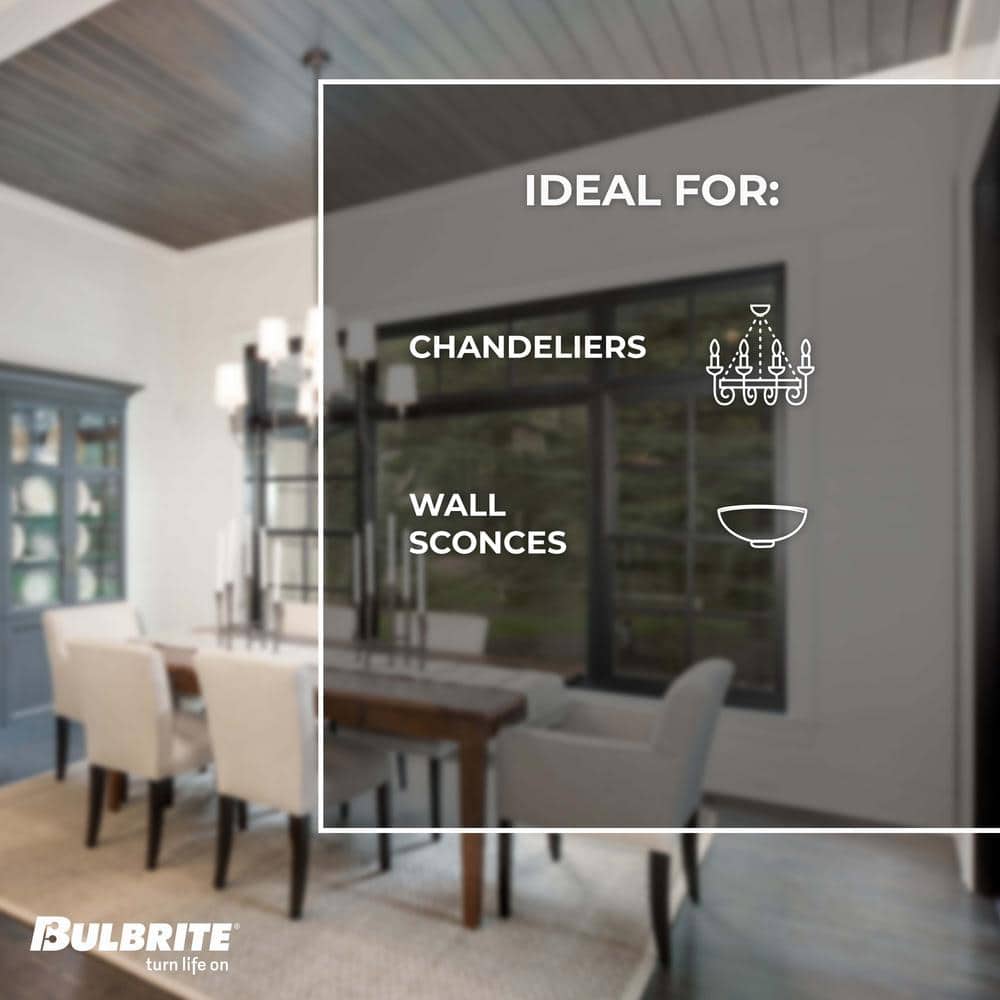 Clear Glass G16 E12 Dimmable LED Bulbs Set of 3