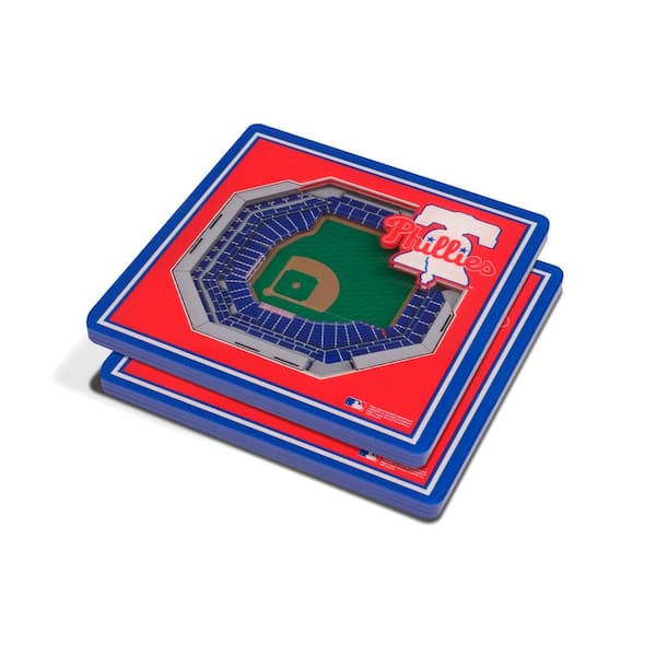 MLB Philadelphia Phillies 3D StadiumViews Coasters