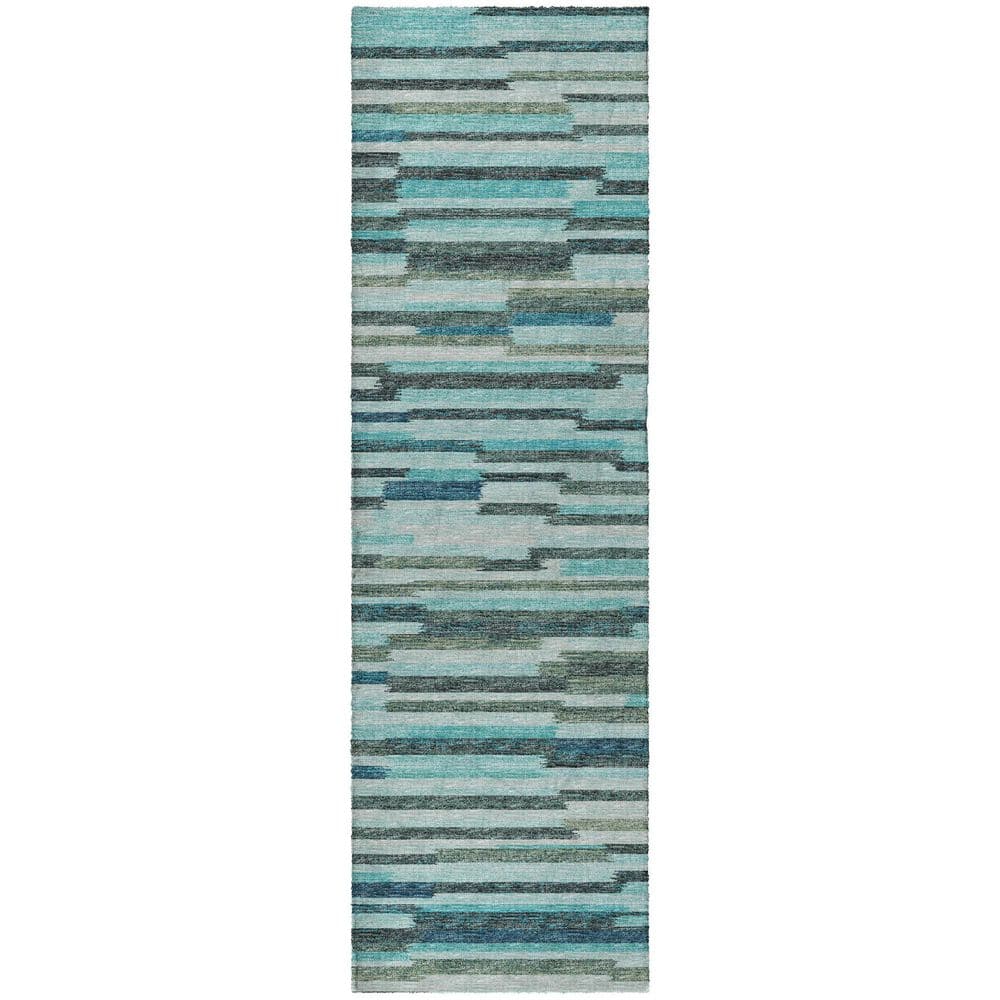 Dream Shag Premium Machine Washable Abstract ADS114 Turquoise 2 ft. x 7 ft. Runner Rug price history on PriceWatchPro
