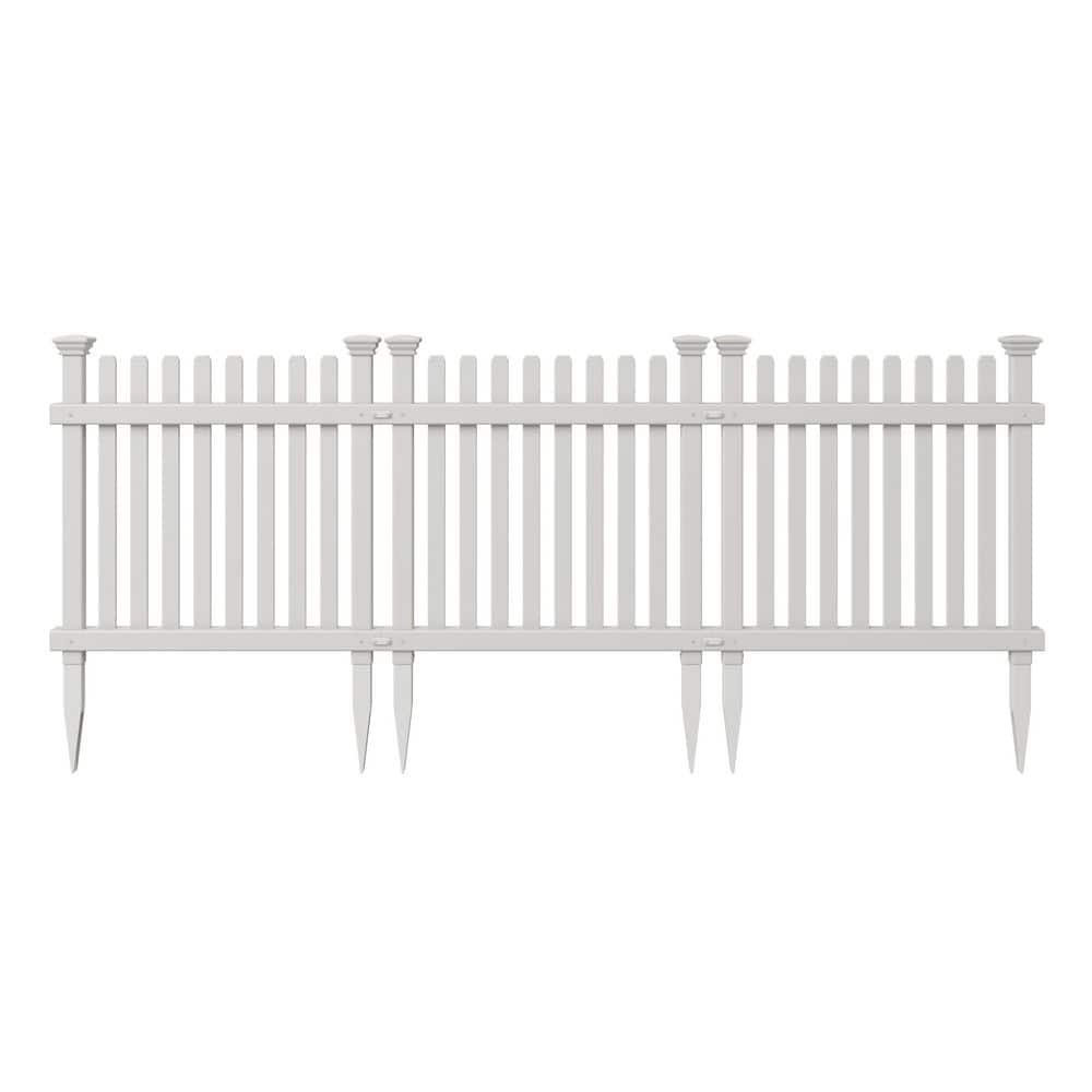 Zippity Outdoor Products Roger Rabbit 2 ft. x 2 ft. White Picket