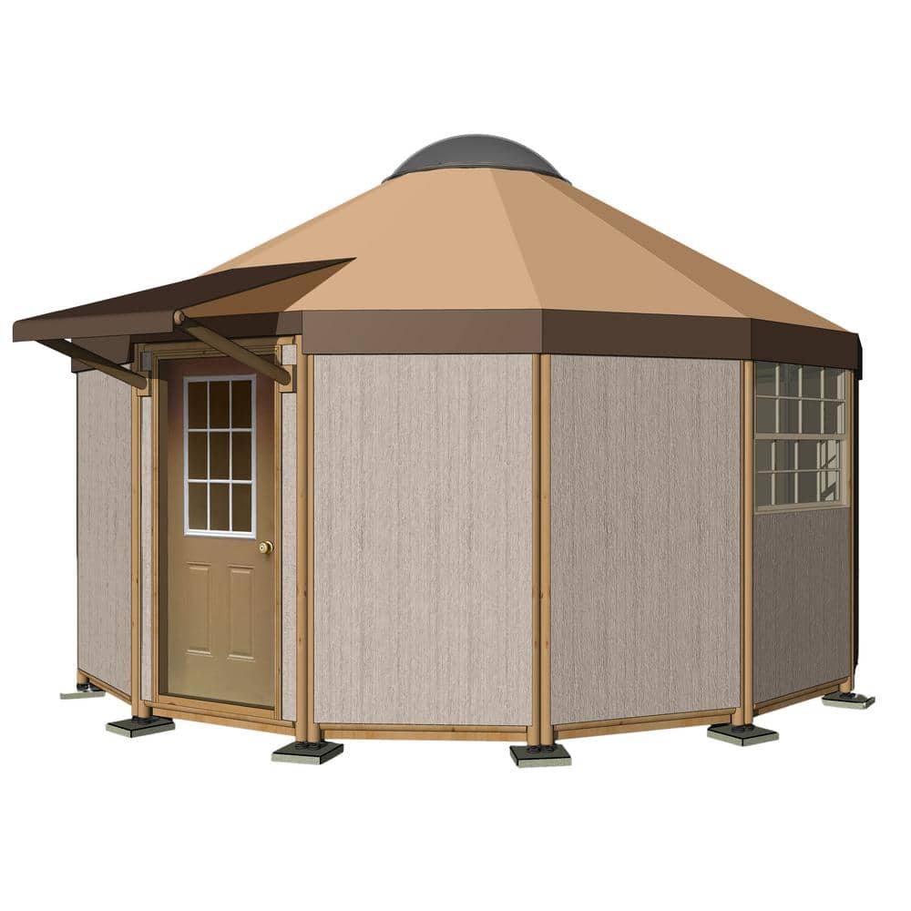 Rose Cottage 2 Bed 1 Bath 444 sq.ft. Steel Frame Home Kit DIY Assembly  Office Guest House ADU Vacation Rental Tiny Home RC2B443 - The Home Depot