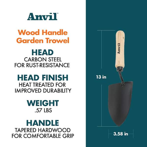 5-2/5 in. Wood Handle Trowel