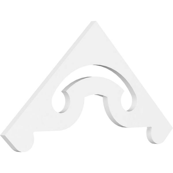 Ekena Millwork Northwest 1 in. D x 16-1/2 in. W x 36 in. L Signature Urethane Gable Pediment