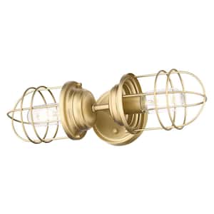 Seaport 4.63 in. Brushed Champagne Bronze Sconce