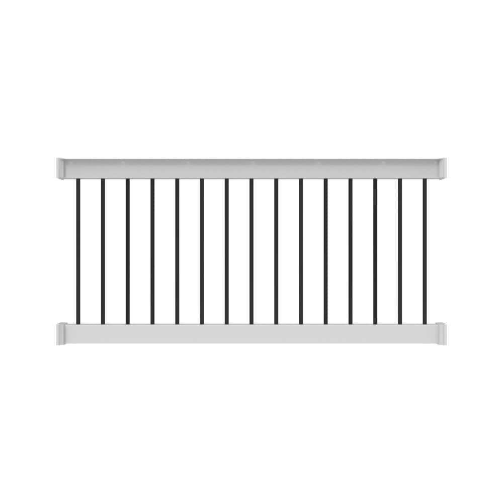 RDI Finyl Line 6 ft. x 36 in. H White Deck Top Level Vinyl Rail Kit