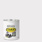 Rust-Oleum 1 Qt. Farm Equipment Gloss White Enamel Paint (2-Pack)