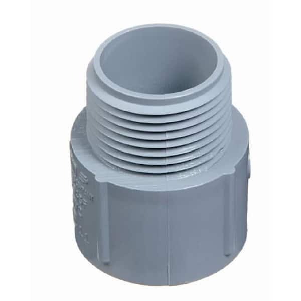 Carlon 3/4 in. Standard Fitting PVC Male Terminal Adapter (Case of 125)