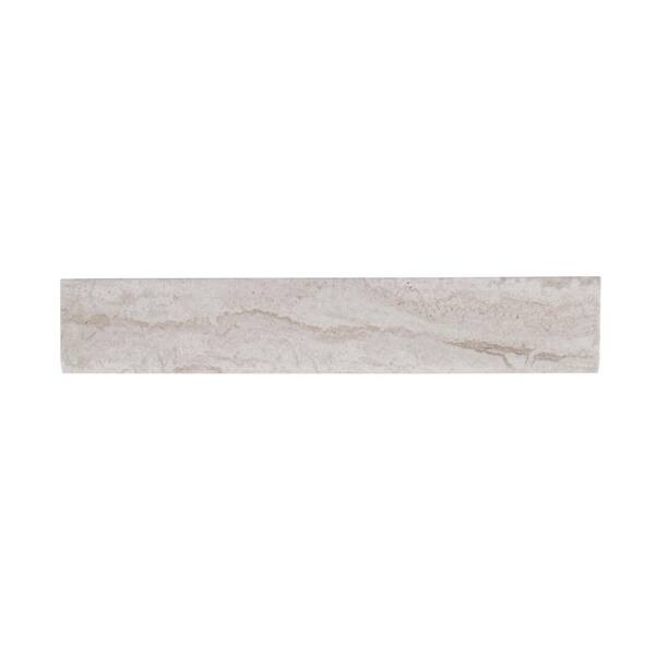 MSI Cotto Talc Bullnose 3 in. x 18 in. Matte Porcelain Wall Tile (15 lin. ft. / case)