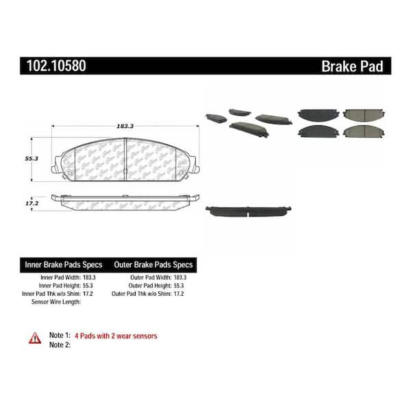 Centric Parts Disc Brake Pad Set