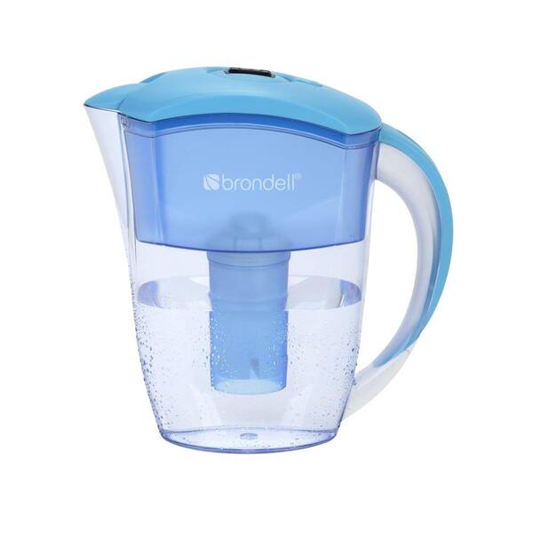 Brondell H2O+ 6 Cup Water Filtration Pitcher in Blue
