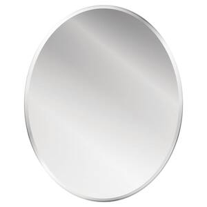 21 in. x 31 in. Classic Vanity Mirror Oval Frameless