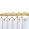 Utopia Alley Eternity Curtain Rings Rustproof Zinc Shower Curtain Rings for Bathroom  Shower Rods Curtains, Gold HK5GD - The Home Depot