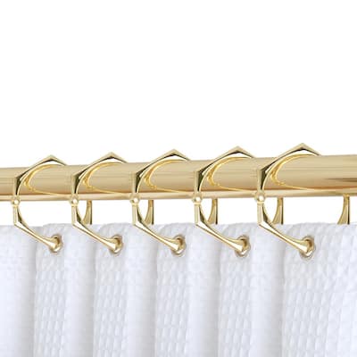 Gold Shower Curtain Hooks, Gold Bling Shower Curtain Hooks