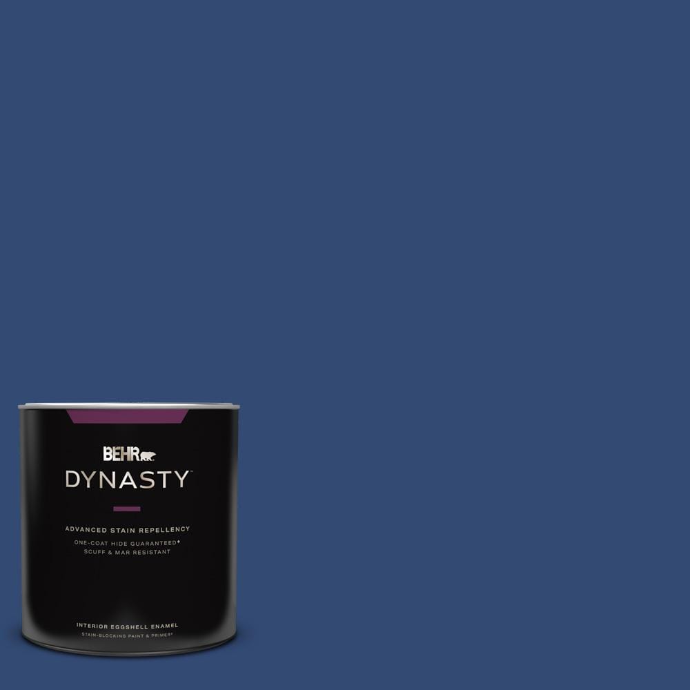 BEHR DYNASTY 1 qt. #S-H-580 Navy Blue Eggshell Enamel Interior Stain ...