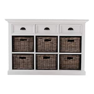Amelia White Painted Buffet Solid Wood
