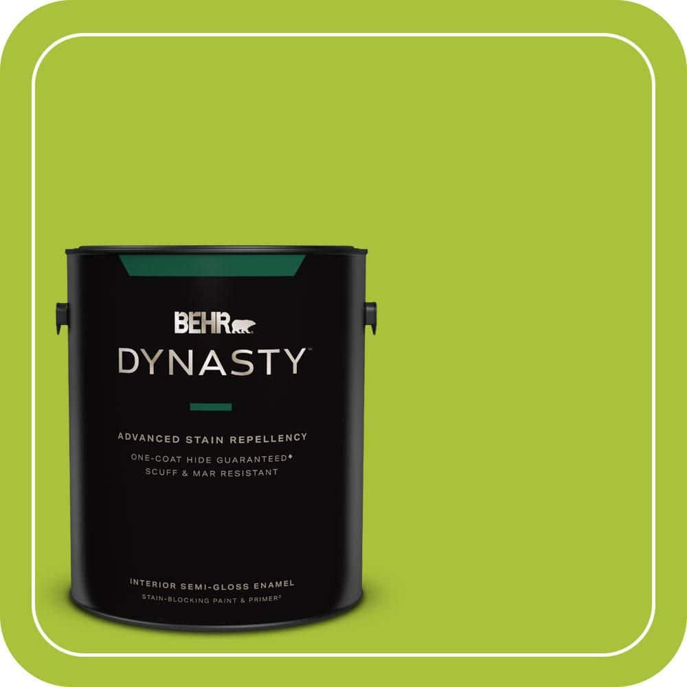 1 gal. #S-G-410 Green Crush Semi-Gloss Enamel Interior Stain-Blocking Paint & Primer price history on PriceWatchPro