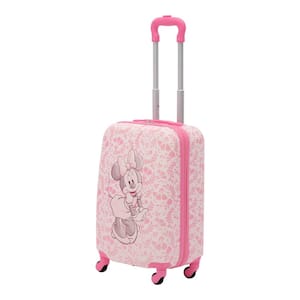 Disney Ful Minnie Mouse Pose with Floral Background Kids 21 in. Luggage