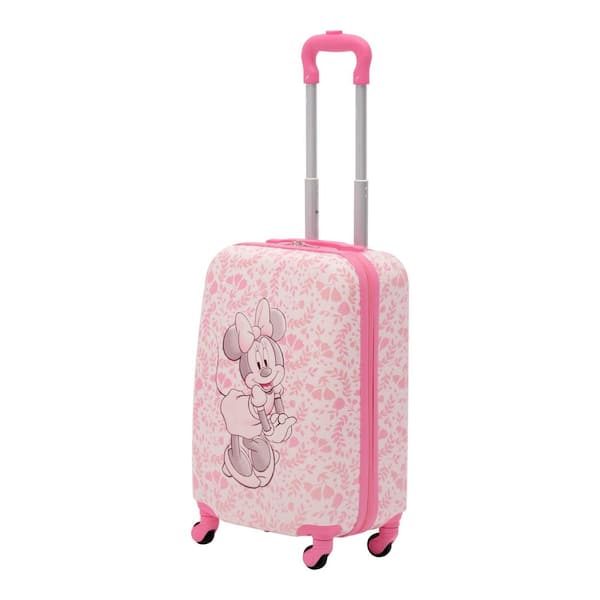 Ful Disney Ful Minnie Mouse Pose with Floral Background Kids 21 in. Luggage