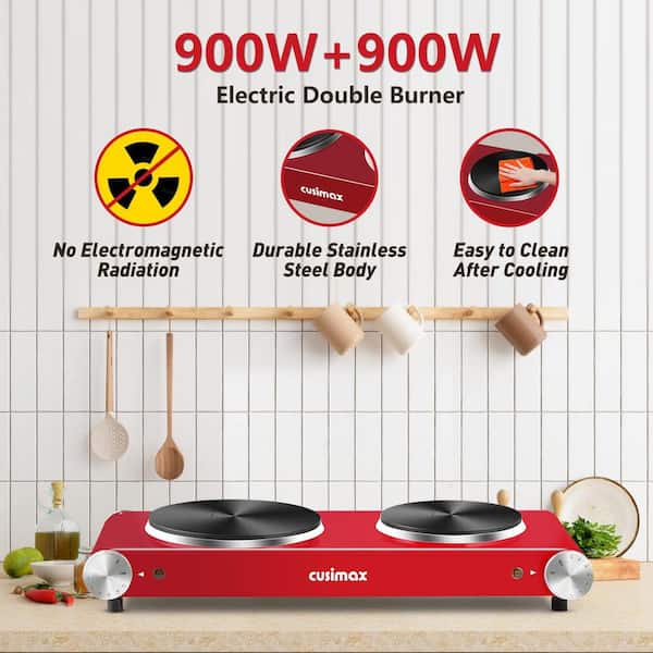 Mega Chef 1800 Watt Electric Double Hot Plate & Reviews