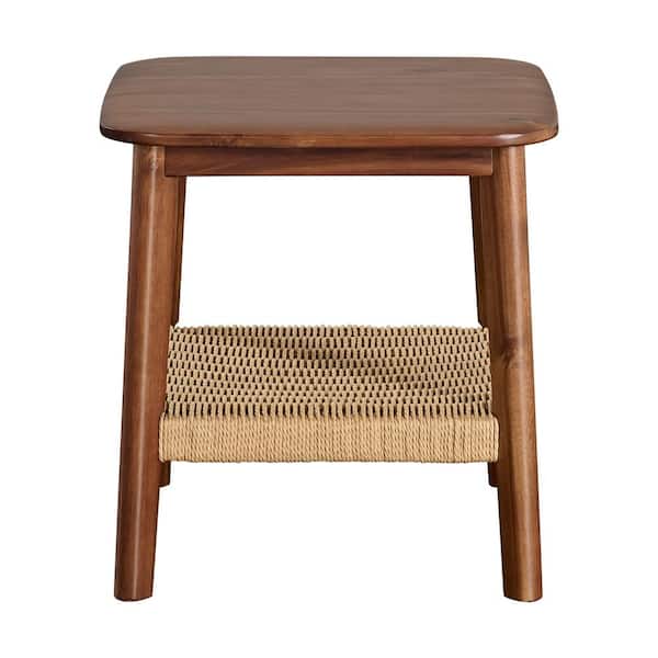 Calais End Table, Warm Chestnut