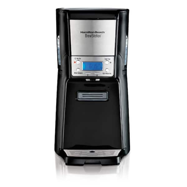 Hamilton Beach BrewStation 12-Cup Programmable Black and Stainless Steel Drip Coffee Maker