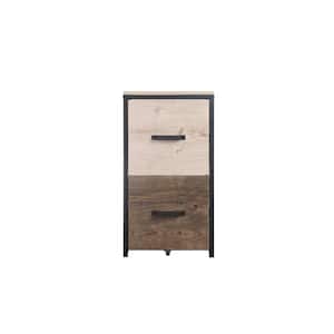 Brown File Cabinet with Drawer