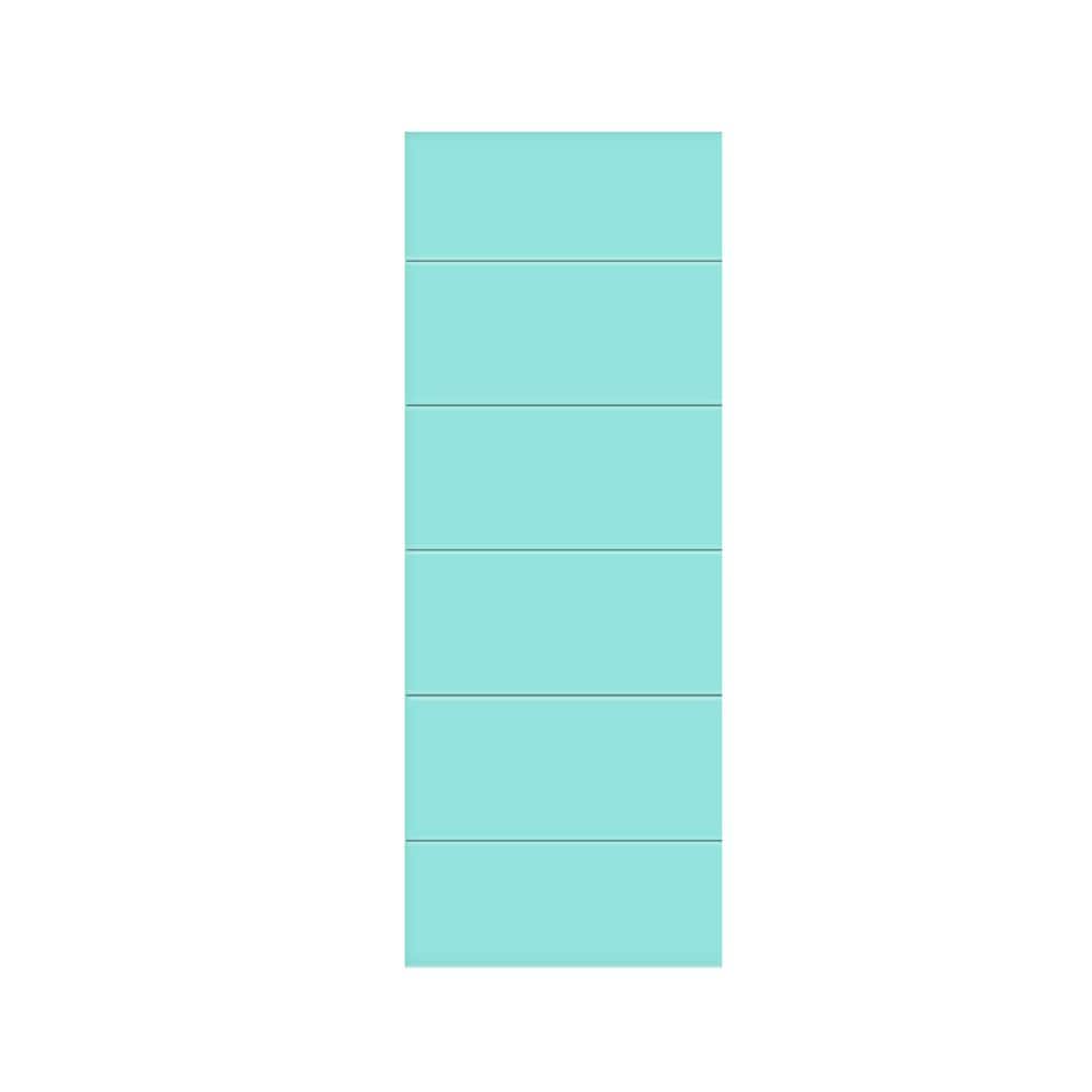 CALHOME Modern Classic 30 In X 80 In Mint Green Stained Composite MDF