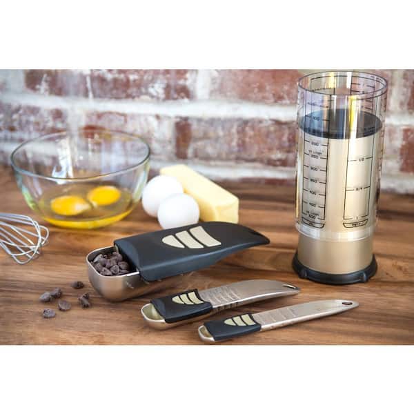  Kitchen Art Pro Mini Adjust-A-Cup, Satin: Measuring Cups: Home  & Kitchen