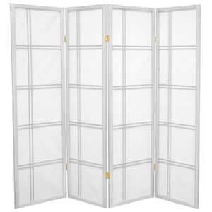 5 ft. White 4-Panel Room Divider