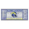 : FANMATS 23118 Dallas Cowboys Ticket Design Runner Rug - 30in.  x 72in.