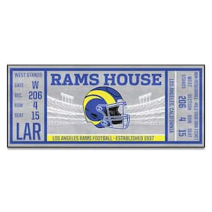 NFL - Los Angeles Rams 30 in. x 72 in. Indoor Ticket Runner Rug
